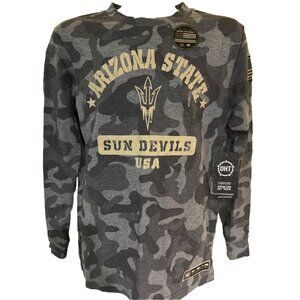 NEW ASU Arizona State Sun Devils Colosseum OHT Grey Camo LS Shirt Youth M 12-14